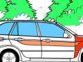 Jogo Kid's coloring: The car on the road