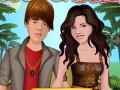 Jogo Bieber and Selena. Dress Up