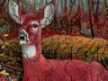 Jogo Alone deer in the forest puzzle