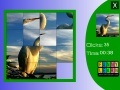 Jogo Slide puzzle: Alone Stork 