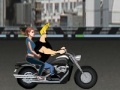 Jogo Johnny Bravo driving a motorcycle