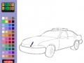 Jogo Police car coloring