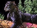 Jogo Wild black cat puzzle