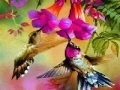Jogo Hungry flower birds puzzle