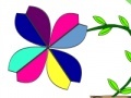 Jogo Rotating Flower Coloring