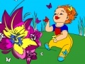 Jogo Kid's coloring: The little girl