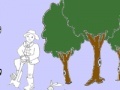Jogo Farmer man and squirrel coloring