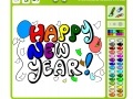 Jogo Happy New Year Coloring