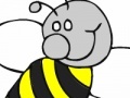 Jogo Cute bee coloring game