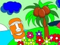 Jogo Tropical Island Paradise Coloring