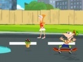 Jogo Phineas and Ferb: Super skateboard