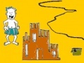 Jogo Sand castles on the beach coloring