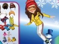 Jogo Shining Girl Skiing Dress Up