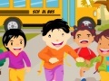 Jogo Five Differences With School Bus