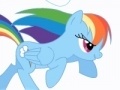 Jogo Friendship is Magic - Rainbow Dash attack cloud