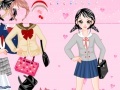 Jogo School Uniform Dress Up -3