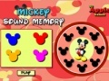 Jogo Mickey. Sound memory