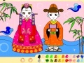 Jogo Japanese Girl Coloring