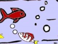 Jogo Big aquarium and fishes coloring