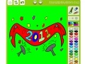 Jogo New Year 2011 Coloring
