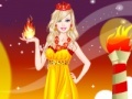 Jogo Barbie Fire Princess Dress Up