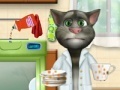 Jogo Talking Tom. Washing dishes