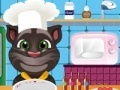 Jogo Talking Tom. Cooking class