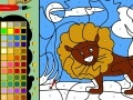Jogo Little lion coloring