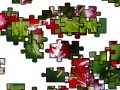 Jogo Puzzle with red flowers