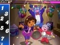 Jogo Dora birthday party hidden numbers