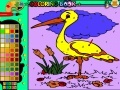 Jogo Mountain heron coloring