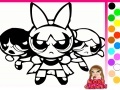 Jogo Powerpuff Girls coloring