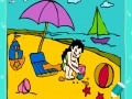 Jogo Little Girl In The Beach Coloring