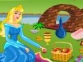 Jogo Princess Aurora. Picnic cleaning