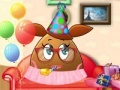 Jogo Pou girl. Birthday party