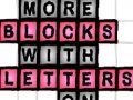 Jogo More Blocks with Letters On
