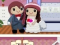 Jogo Wedding couple doll house decor
