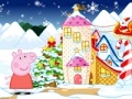 Jogo Little Pig. Decorated Christmas