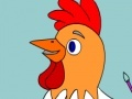 Jogo Coloring: Cockerel
