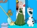 Jogo Frozen Elsa Winter Bathroom Cleaning 