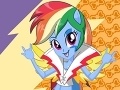 Jogo Equestria Girls: Rainbow Rocks - Rainbow Dash Dress Up