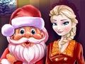Jogo Elsa and Santa Christmas Cleaning