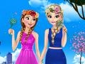 Jogo Elsa And Anna: Spring DressUp