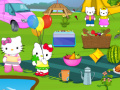 Jogo Hello Kitty Picnic Spot Find 10 Difference