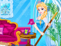 Jogo Elsa Sleepover Cleaning