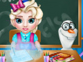 Jogo Baby Elsa School Time