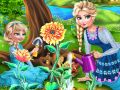 Jogo Elsa Mommy Gardening