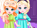 Jogo Frozen Baby Sisters Bedtime