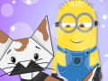 Jogo Minion Halloween Origami Cat 