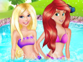 Jogo Barbie & Ariel Pool Party